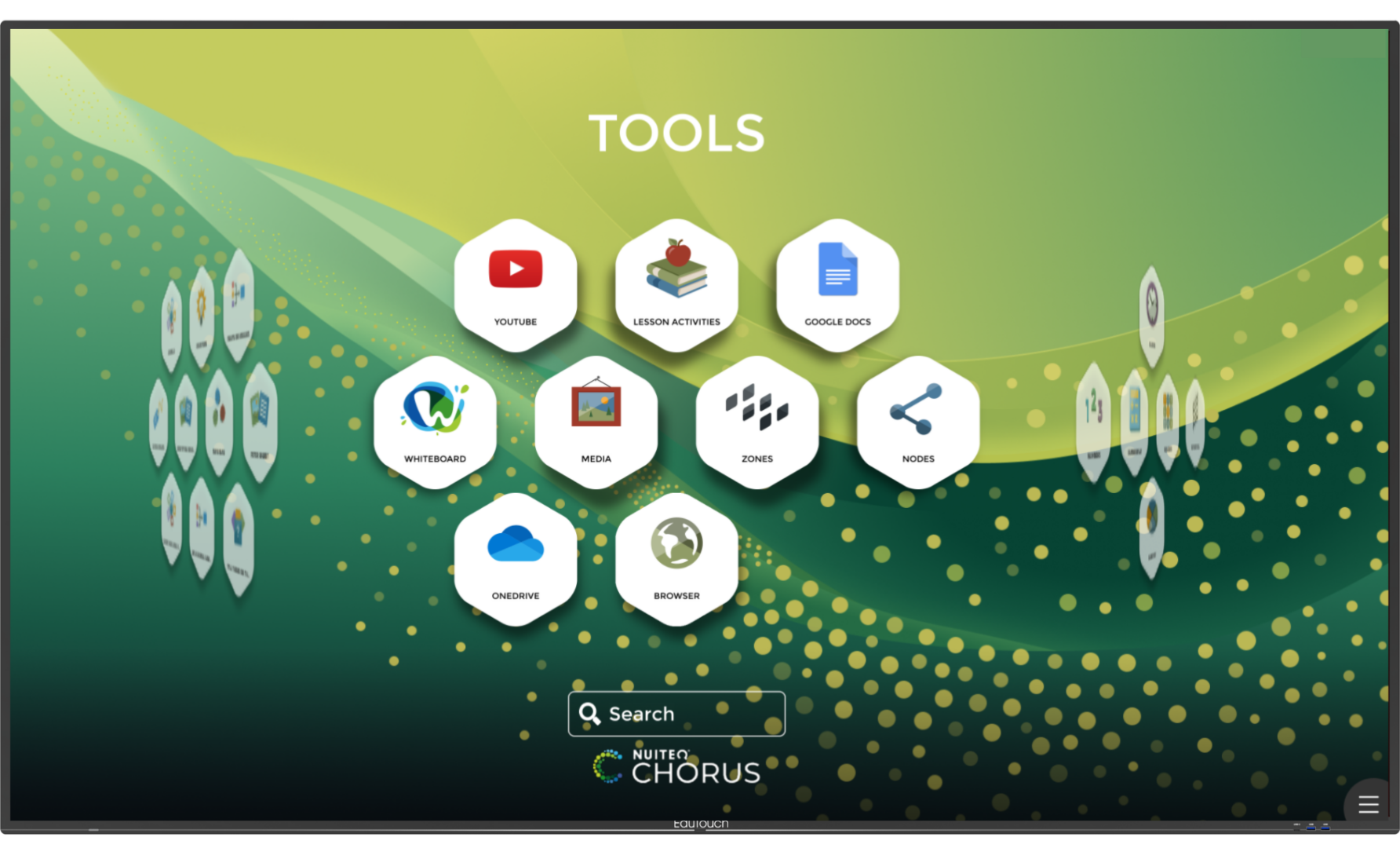 Chorus Tools Page in Panel displaying the variety of built-in tools